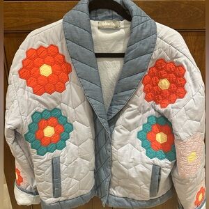 Blue B Collection Women's Floral Quilted Jacket